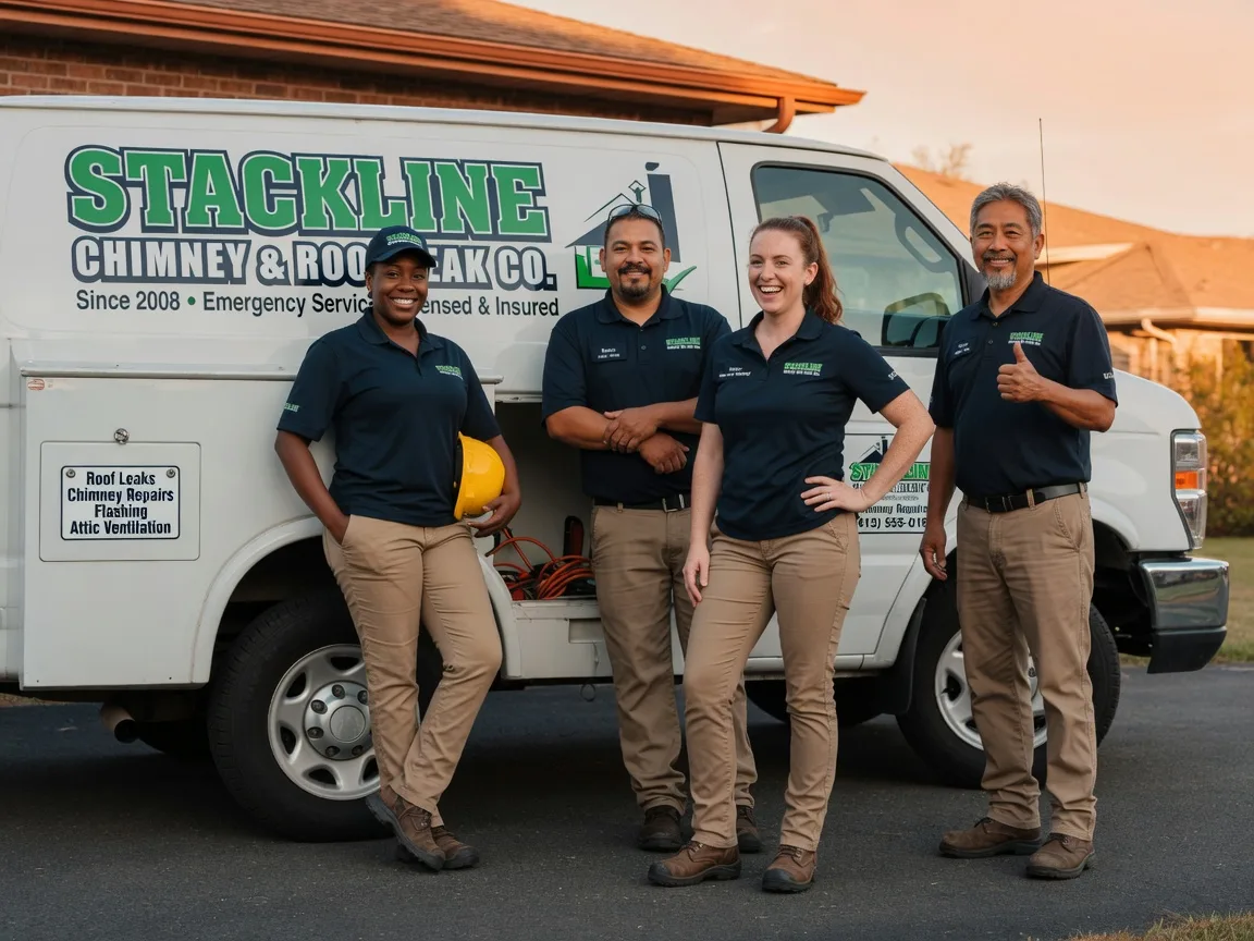 Chimney flashing repair company in Jamestown, MO